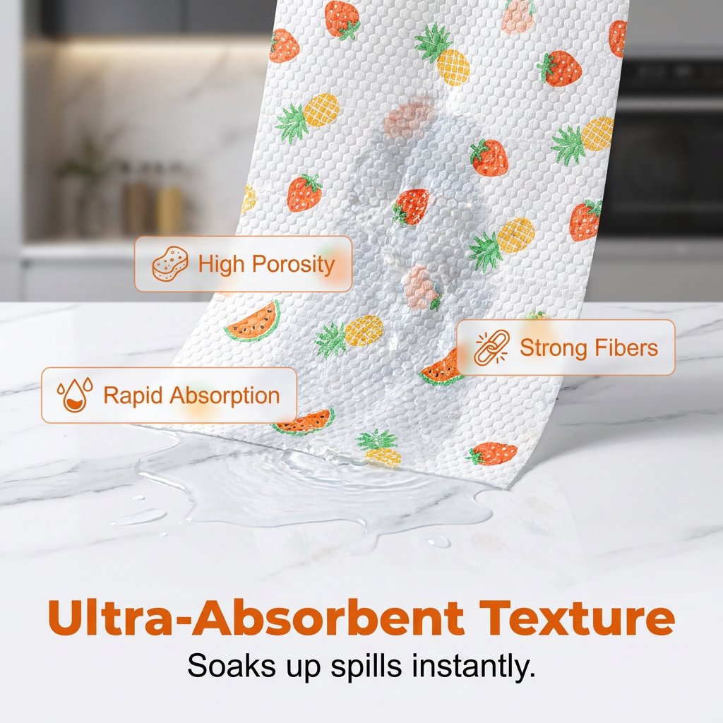 🎁 BUY 1 GET 1 FREE🎁 | Stop Wasting Paper Towels 🧽 50-Sheet Reusable Cleaning Rag Roll – Tear, Wipe, Rinse & Reuse✨