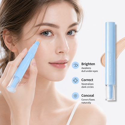 Limited Stock ⏰️Buy 1 Get 1 Free！ 24H Full-Coverage Concealer Pen – Lightweight & Blendable Formula