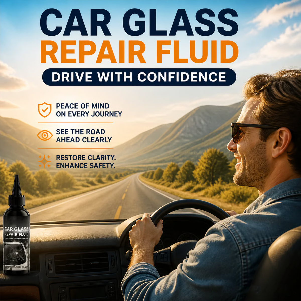 🔥Last Day 50% OFF🔥Fast-Acting Windshield Crack & Chip Repair Kit