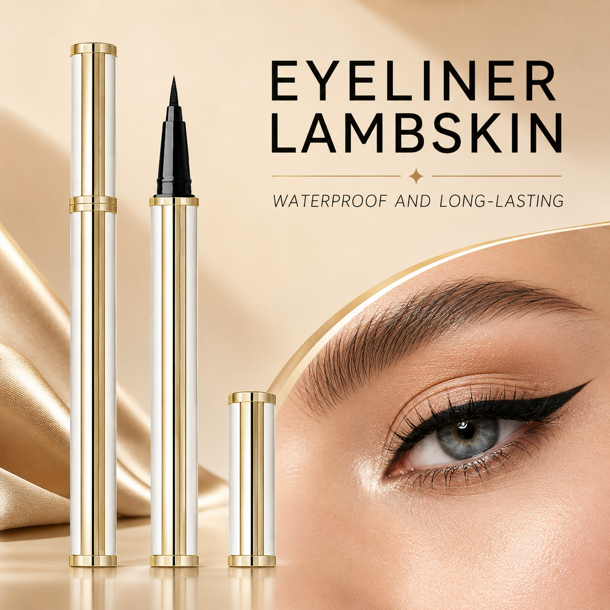 🔥Last Day Buy 1 Get 1 Free Each $9.99 Only🔥Waterproof Long Lasting Precision Eyeliner Pen