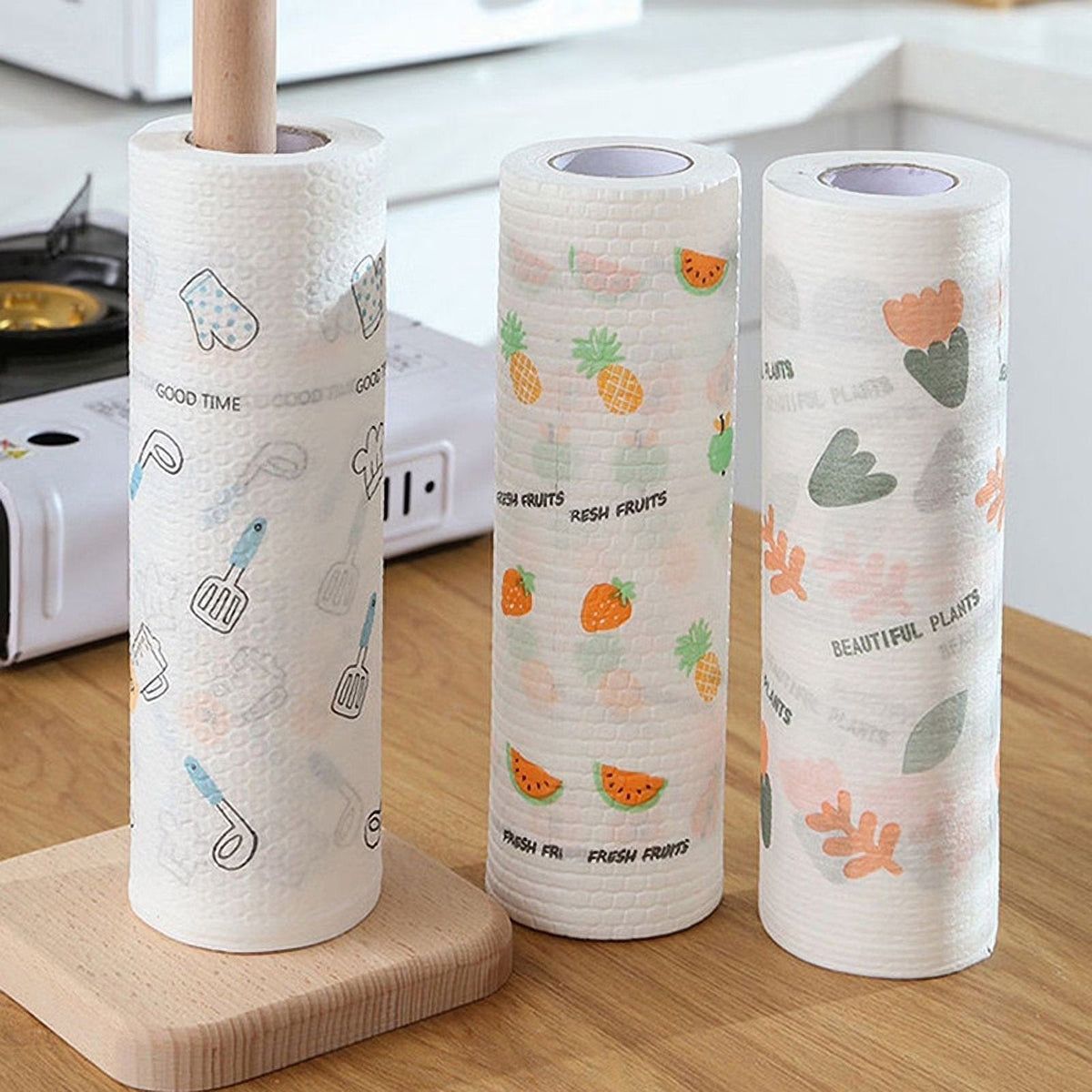 🎁 BUY 1 GET 1 FREE🎁 | Stop Wasting Paper Towels 🧽 50-Sheet Reusable Cleaning Rag Roll – Tear, Wipe, Rinse & Reuse✨