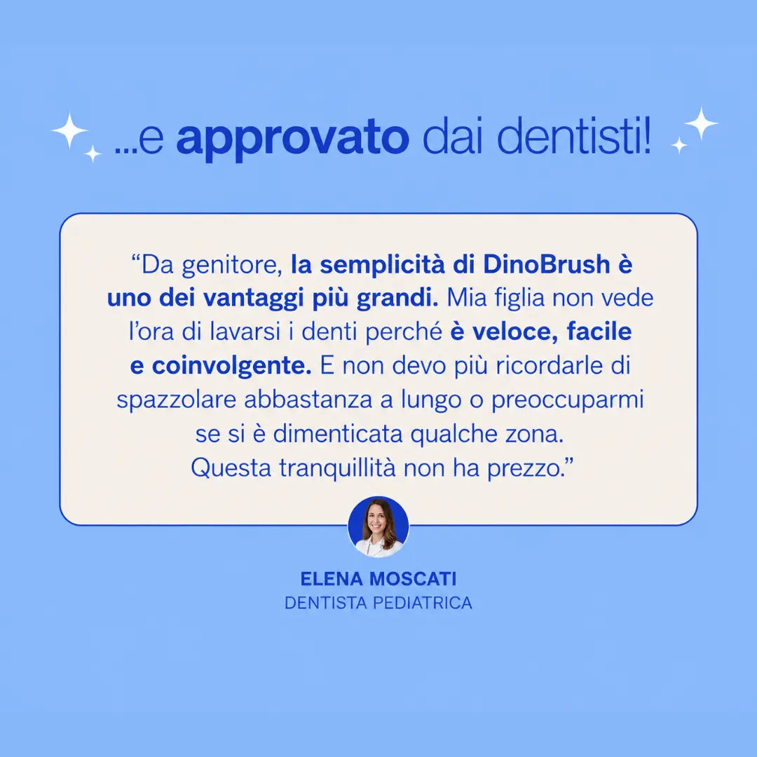 DinoBrush - Spazzolino elettrico per bambini