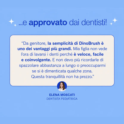 DinoBrush - Spazzolino elettrico per bambini