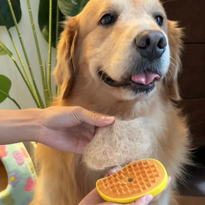 🔥 Last Day Buy 1 Get 1 Free – Only $14.99 Each! 🐾 One-Click Spray Pet Brush – Stop Shedding & Flying Fur Instantly
