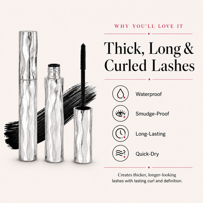 LAST DAY - BUY 1 GET 1 FREE✨Waterproof Curling & Lengthening Mascara