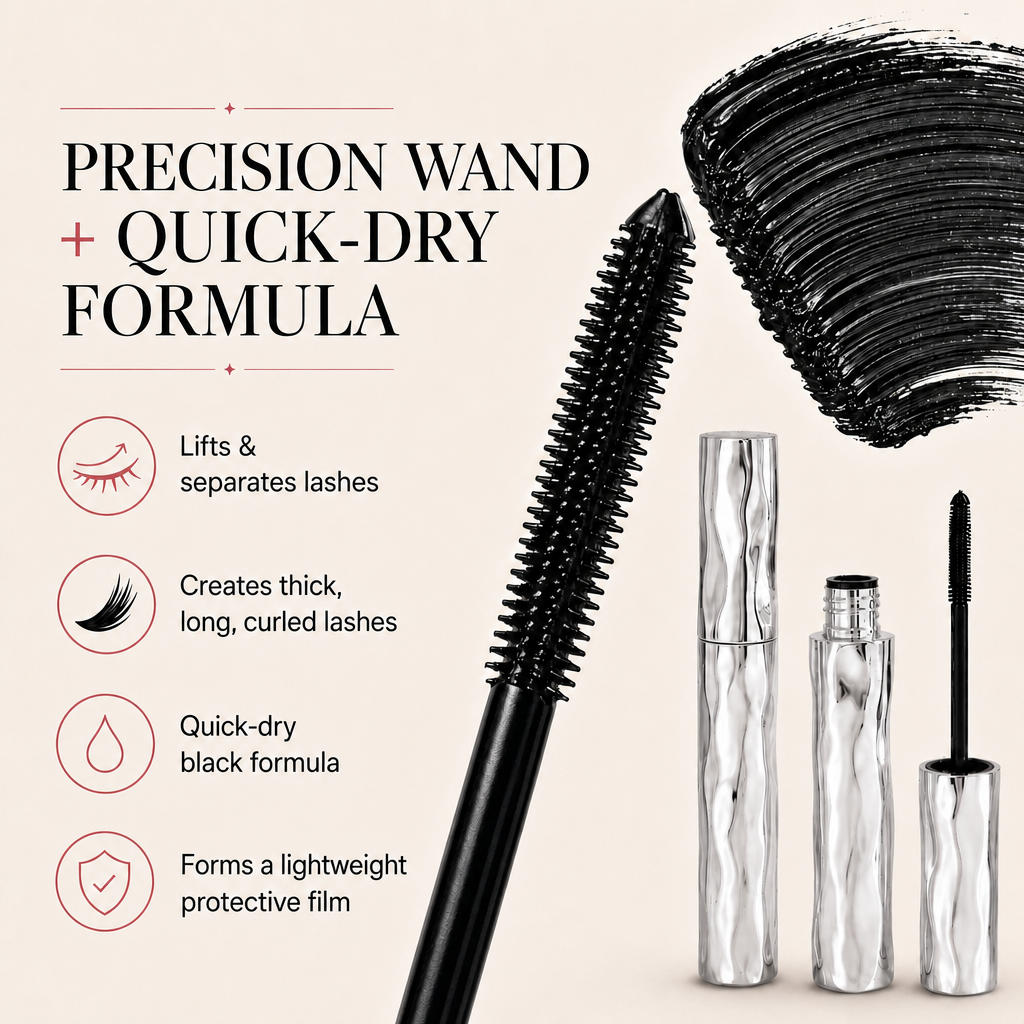 LAST DAY - BUY 1 GET 1 FREE✨Waterproof Curling & Lengthening Mascara