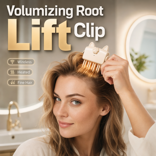 🎉50k+ Sold 💇 Wireless Hot Curler for Adding Volume to Hair Roots. Portable Styling Tool for Travel, Ideal for Fine and Straight Hair